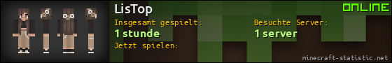 Benutzerleisten 560x90 für LisTop