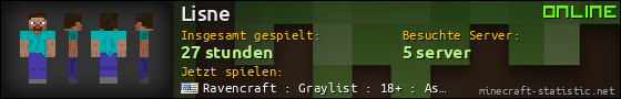 Benutzerleisten 560x90 für Lisne