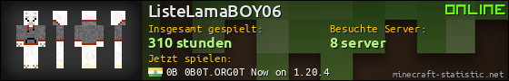 Benutzerleisten 560x90 für ListeLamaBOY06