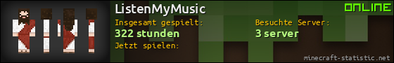 Benutzerleisten 560x90 für ListenMyMusic