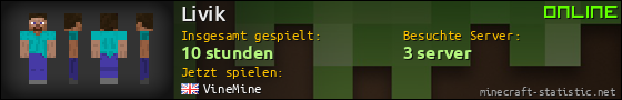 Benutzerleisten 560x90 für Livik