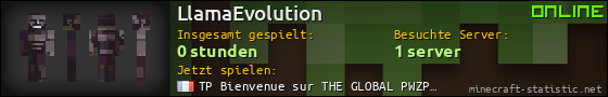 Benutzerleisten 560x90 für LlamaEvolution