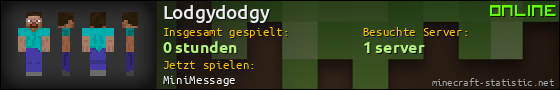 Benutzerleisten 560x90 für Lodgydodgy