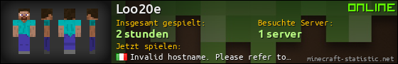 Benutzerleisten 560x90 für Loo20e