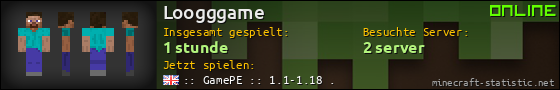 Benutzerleisten 560x90 für Loogggame
