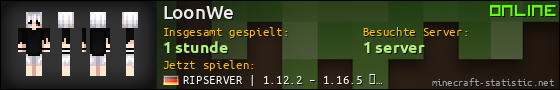Benutzerleisten 560x90 für LoonWe