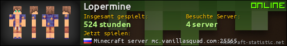 Benutzerleisten 560x90 für Lopermine