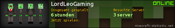 Benutzerleisten 560x90 für LordLeoGaming