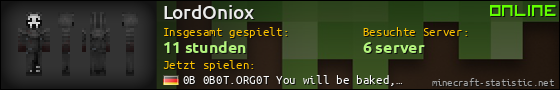 Benutzerleisten 560x90 für LordOniox