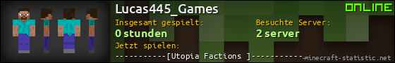 Benutzerleisten 560x90 für Lucas445_Games