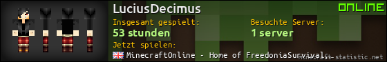 Benutzerleisten 560x90 für LuciusDecimus