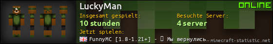 Benutzerleisten 560x90 für LuckyMan