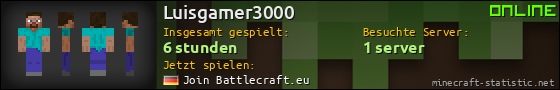 Benutzerleisten 560x90 für Luisgamer3000