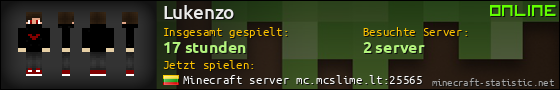 Benutzerleisten 560x90 für Lukenzo