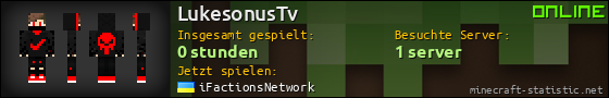 Benutzerleisten 560x90 für LukesonusTv