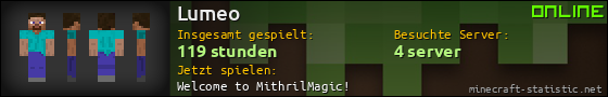 Benutzerleisten 560x90 für Lumeo
