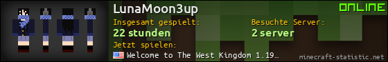 Benutzerleisten 560x90 für LunaMoon3up
