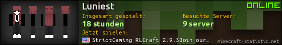 Benutzerleisten 560x90 für Luniest