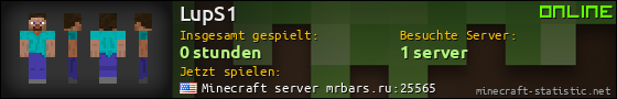 Benutzerleisten 560x90 für LupS1