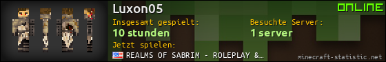 Benutzerleisten 560x90 für Luxon05