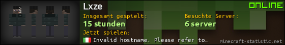 Benutzerleisten 560x90 für Lxze