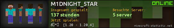 Benutzerleisten 560x90 für M1DNIGHT_5TAR