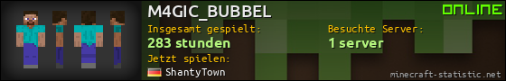 Benutzerleisten 560x90 für M4GIC_BUBBEL