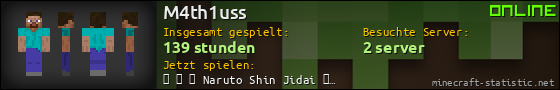 Benutzerleisten 560x90 für M4th1uss