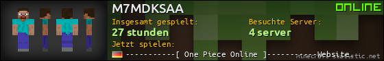 Benutzerleisten 560x90 für M7MDKSAA