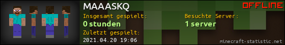 Benutzerleisten 560x90 für MAAASKQ