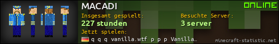Benutzerleisten 560x90 für MACADI