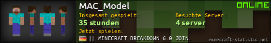 Benutzerleisten 560x90 für MAC_Model