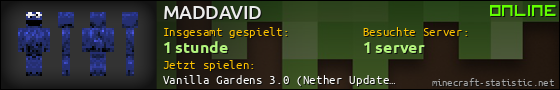 Benutzerleisten 560x90 für MADDAVID