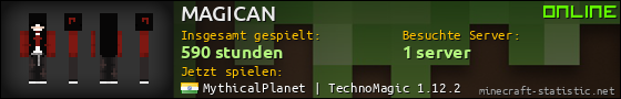 Benutzerleisten 560x90 für MAGICAN