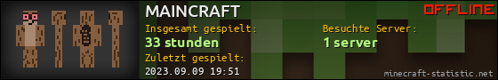 Benutzerleisten 560x90 für MAINCRAFT