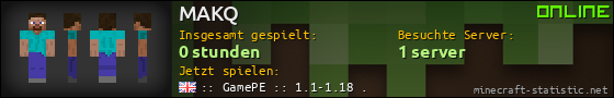 Benutzerleisten 560x90 für MAKQ