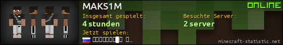 Benutzerleisten 560x90 für MAKS1M
