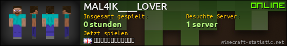 Benutzerleisten 560x90 für MAL4IK____LOVER