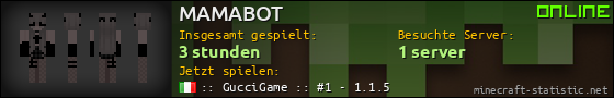Benutzerleisten 560x90 für MAMABOT
