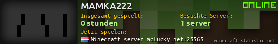 Benutzerleisten 560x90 für MAMKA222