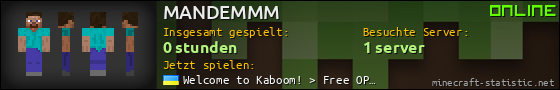 Benutzerleisten 560x90 für MANDEMMM