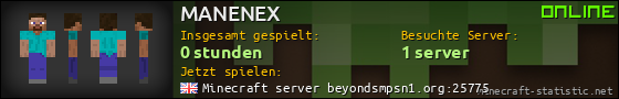 Benutzerleisten 560x90 für MANENEX