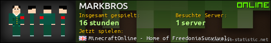 Benutzerleisten 560x90 für MARKBROS