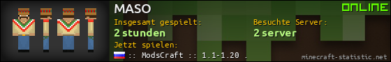 Benutzerleisten 560x90 für MASO
