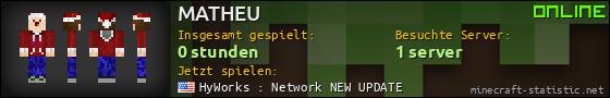 Benutzerleisten 560x90 für MATHEU