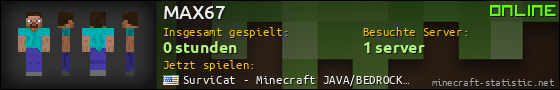 Benutzerleisten 560x90 für MAX67