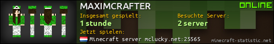 Benutzerleisten 560x90 für MAXIMCRAFTER