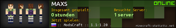 Benutzerleisten 560x90 für MAXS