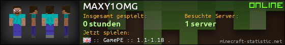 Benutzerleisten 560x90 für MAXY1OMG