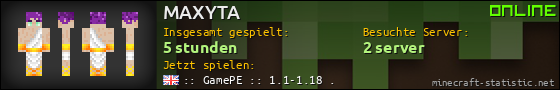 Benutzerleisten 560x90 für MAXYTA